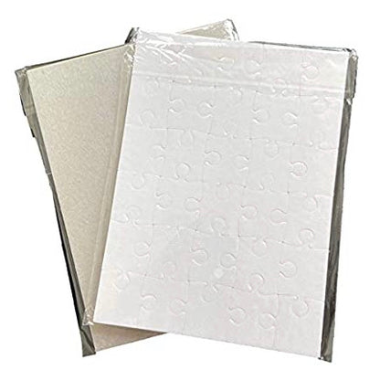 Sublimation Jigsaw Puzzle A4 Heat Press Blanks Puzzle Pieces 8" X 11" PUZZLE (30 PIECES)