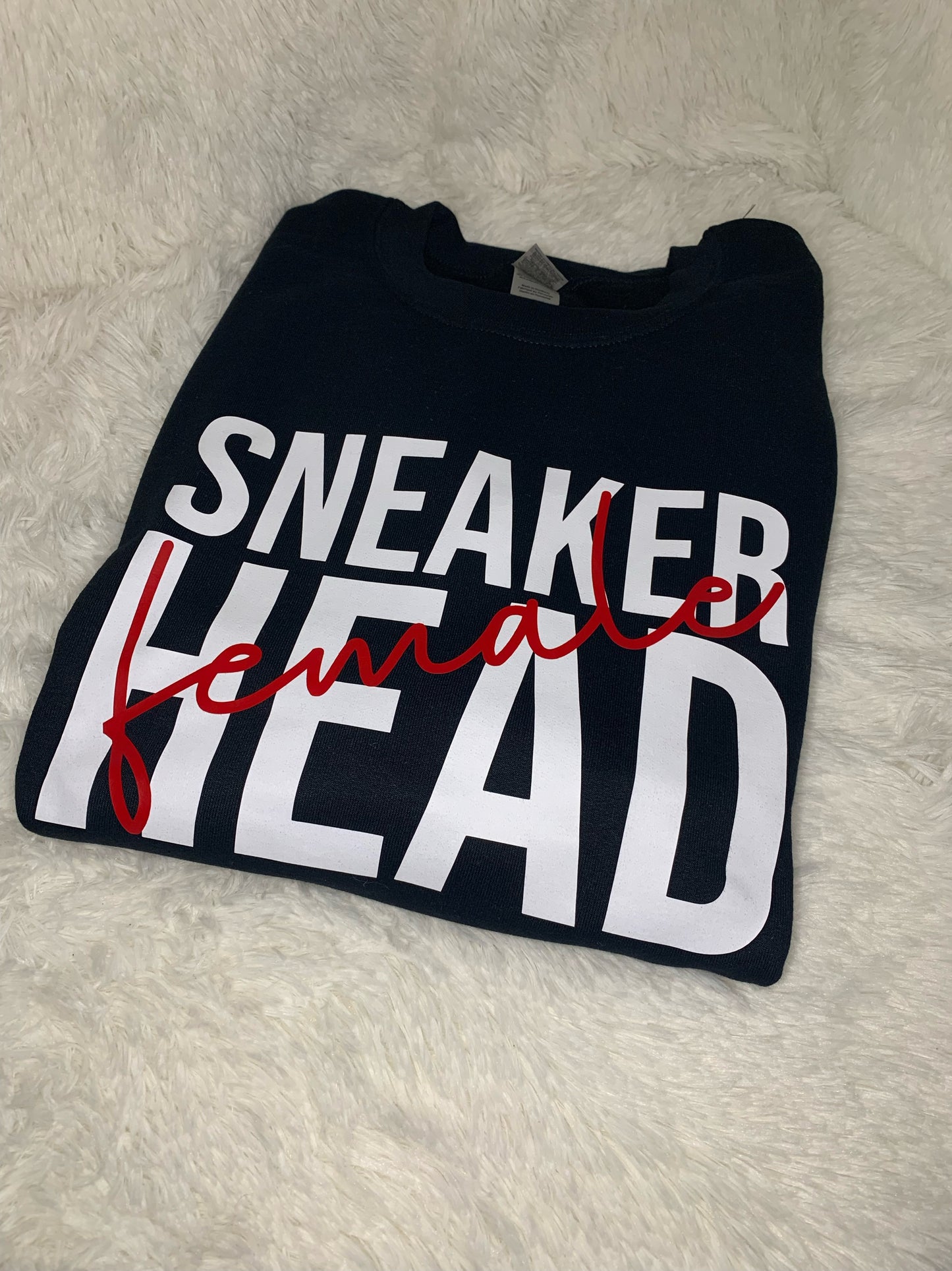 "Female" Sneaker Head Sweatshirt