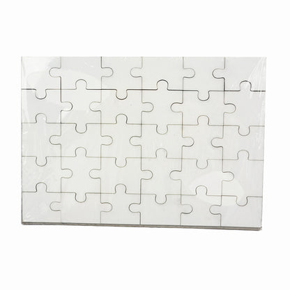Sublimation Jigsaw Puzzle A4 Heat Press Blanks Puzzle Pieces 8" X 11" PUZZLE (30 PIECES)